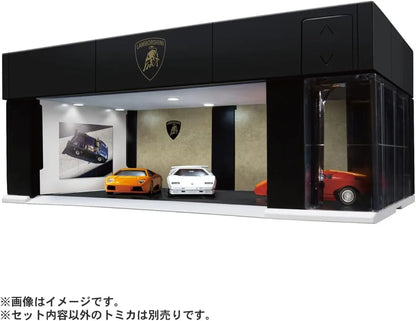 Premium Garage Lamborghini Edition ELECTRIC DOORS Takara Tomy Tomica