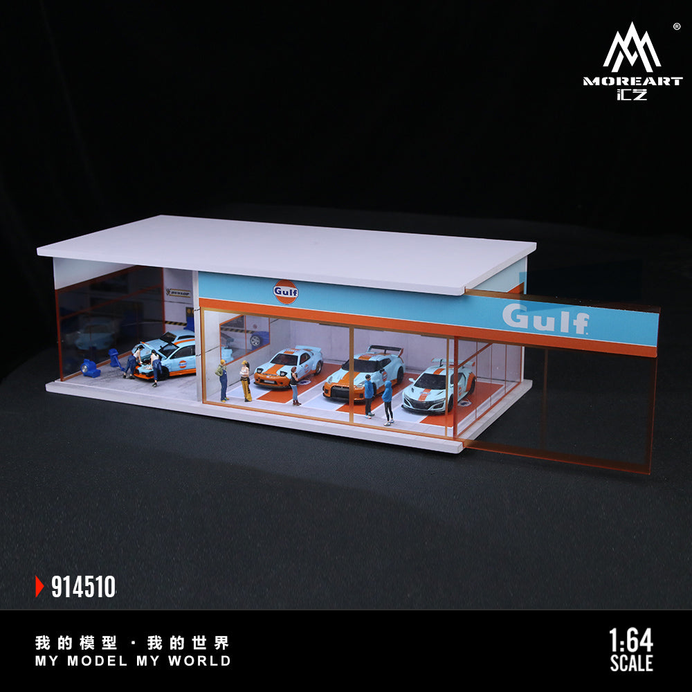 GULF Parking Exhibition Hall Scene MoreArt 1:64