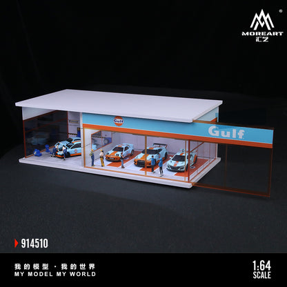 GULF Parking Exhibition Hall Scene MoreArt 1:64