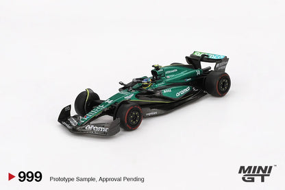 2024 FERNANDO ALONSO BAHRAIN GP) #14 ASTON MARTIN  - MINI GT F1 1:64