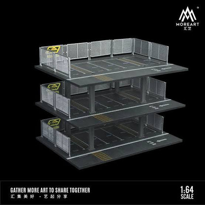 3 Level Carpark Diorama - MOREARTS 1:64
