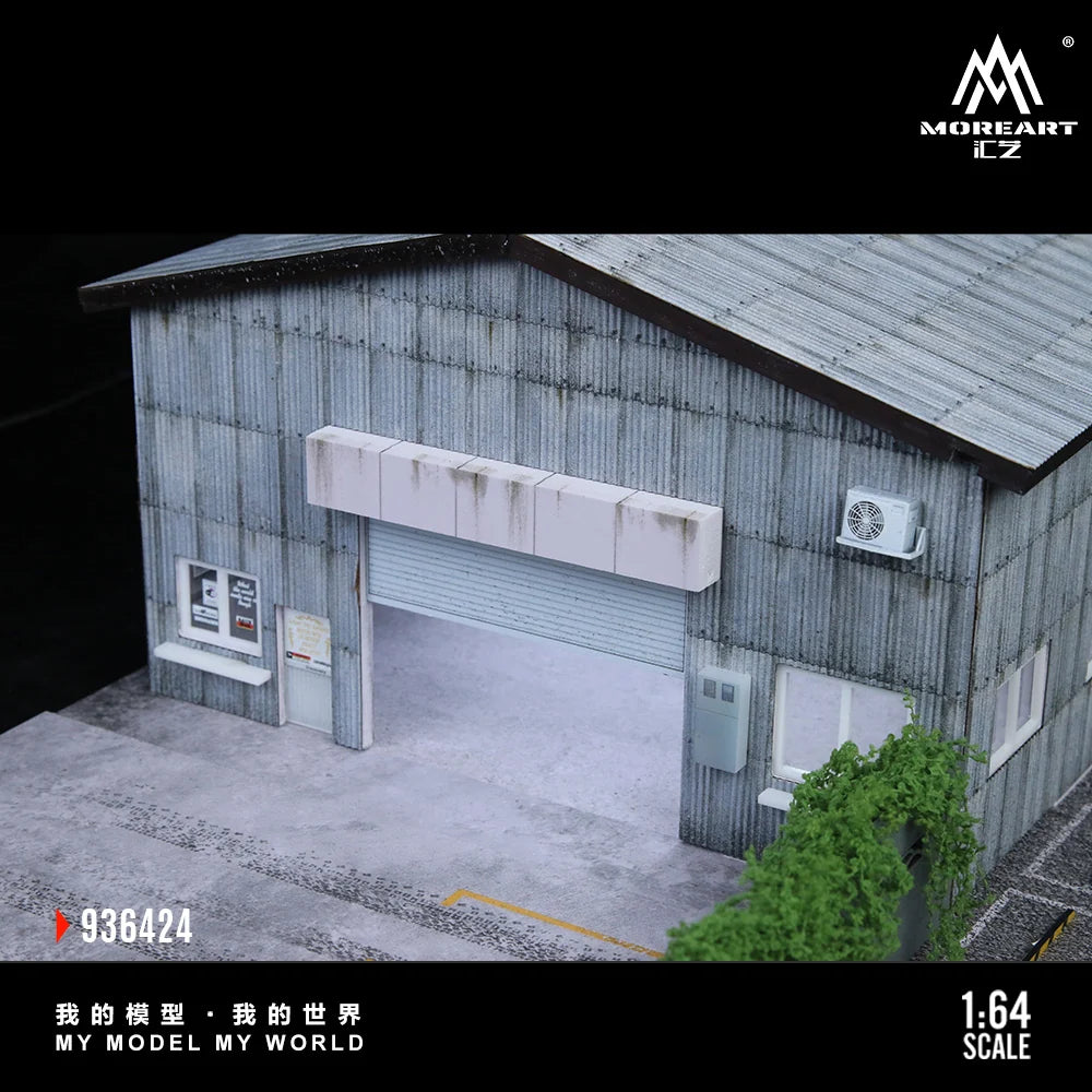 Factory Building C Diorama - MoreArt 1:64