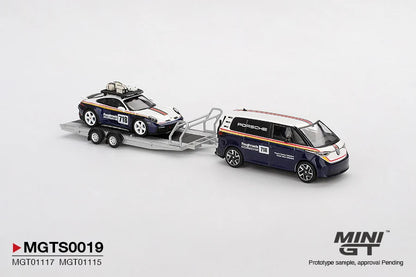 PORSCHE 911 DAKAR #718 (ROUGHROADS / VOLKSWAGEN ID SET) - MINI GT MGTS0019
