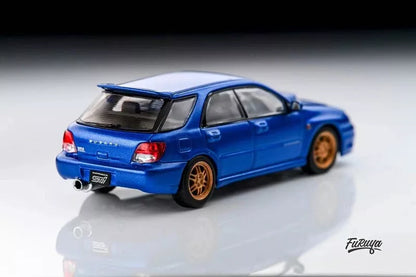 SUBARU IMPREZA WRX STI GG "BLOB EYE" WAGON (BLUE) FURUYA 1:64