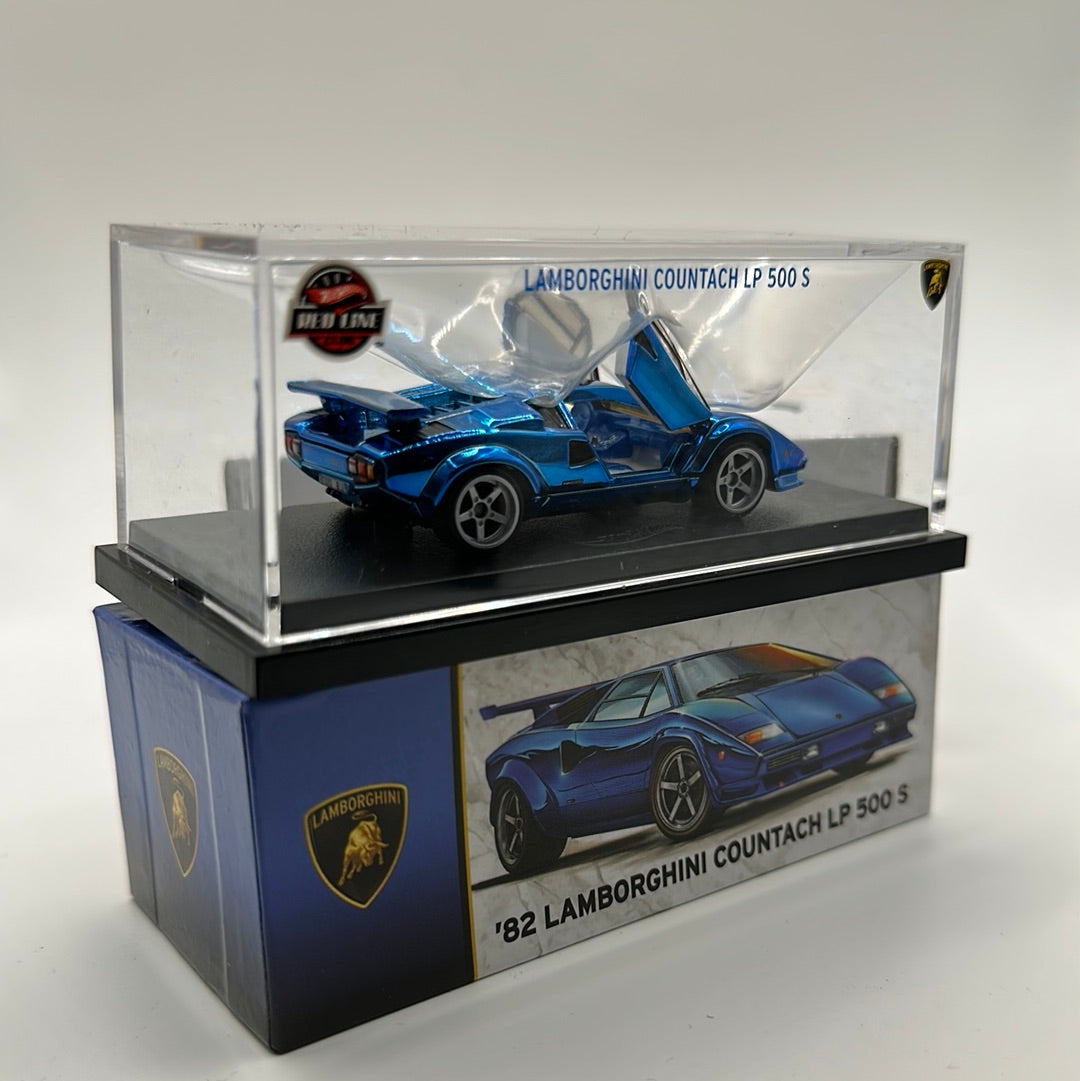 ‘82 Lamborghini Countach LP500 Blue Hotwheels Collectors Special Edition