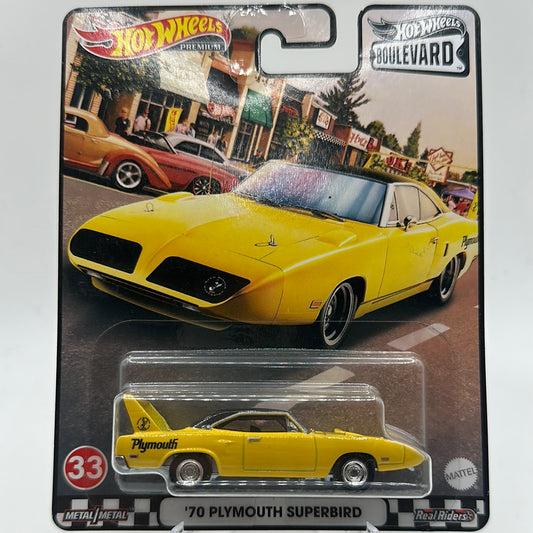 ‘70 Plymouth Superbird Boulevard #33 Hotwheels Premium