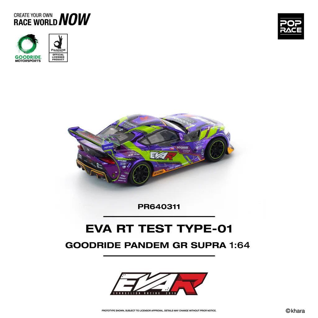 TOYOTA SUPRA (A90) PANDEM -- EVA RT TEST TYPE-01 GOODRIDE - POP RACE 1:64