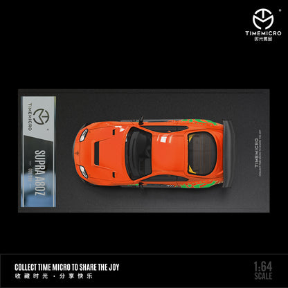 Toyota Supra A80Z Paul Walker Version TM 1:64 Orange *LIMITED TO 999pcs*