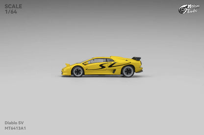 Custom Diablo SV (Metallic Yellow) - Micro Turbo 1:64