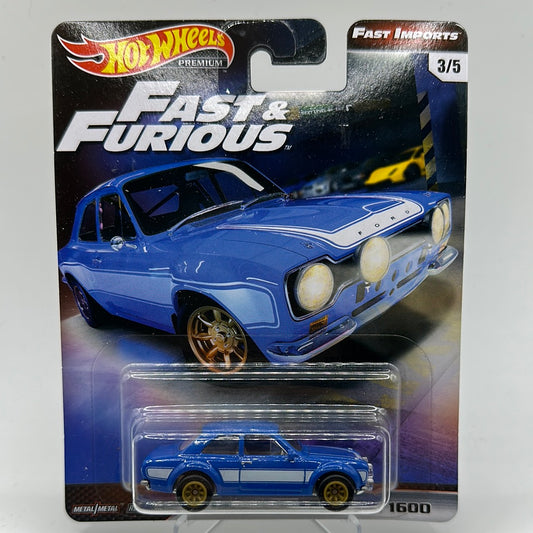 1970 Ford Escort RS 1600 (Fast Imports) Fast & Furious Hotwheels Premium 1:64