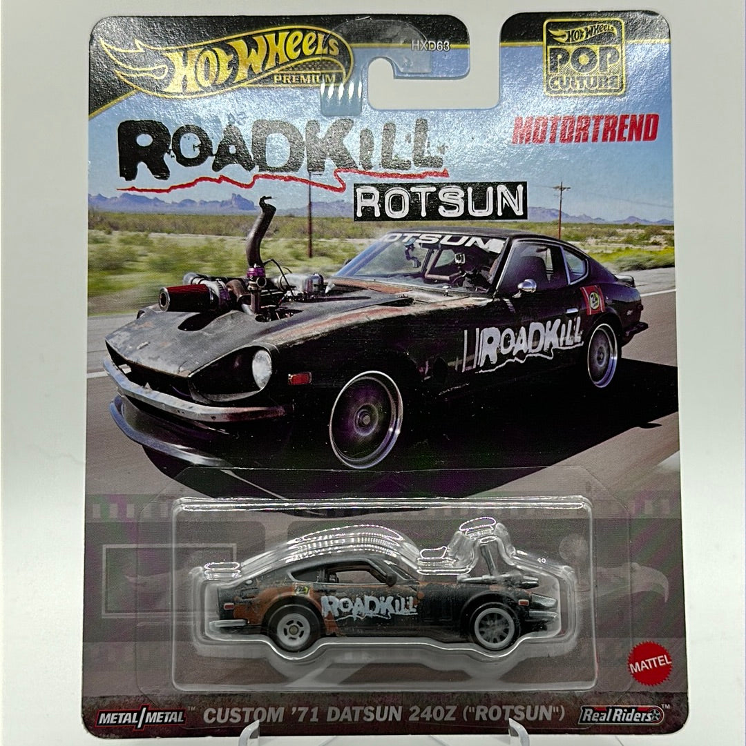 Custom ‘71 Datsun 240Z ROTSUN ROADKILL Hotwheels Premium Pop Culture