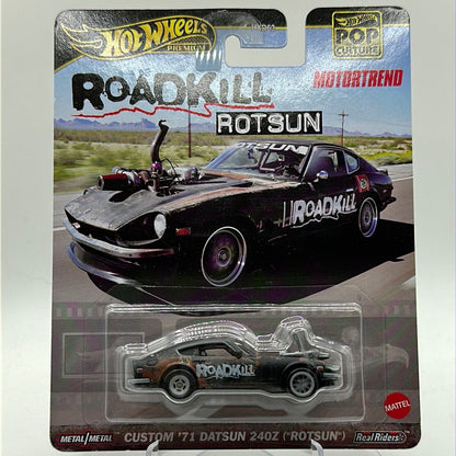 Custom ‘71 Datsun 240Z ROTSUN ROADKILL Hotwheels Premium Pop Culture