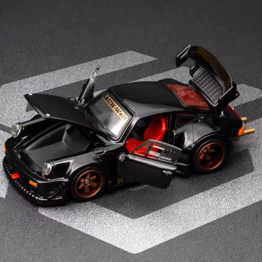 Porsche RWB 964 (911) Diecast Model 1:64 Functional Parts