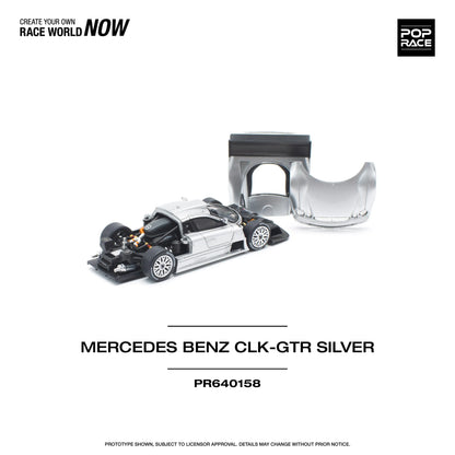 Mercedes Benz AMG CLK GTR – Silver - POP RACE