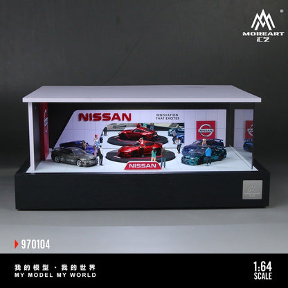 Nissan Rotating Booth Exhibition Hall - MoreArt 1/64 Scale