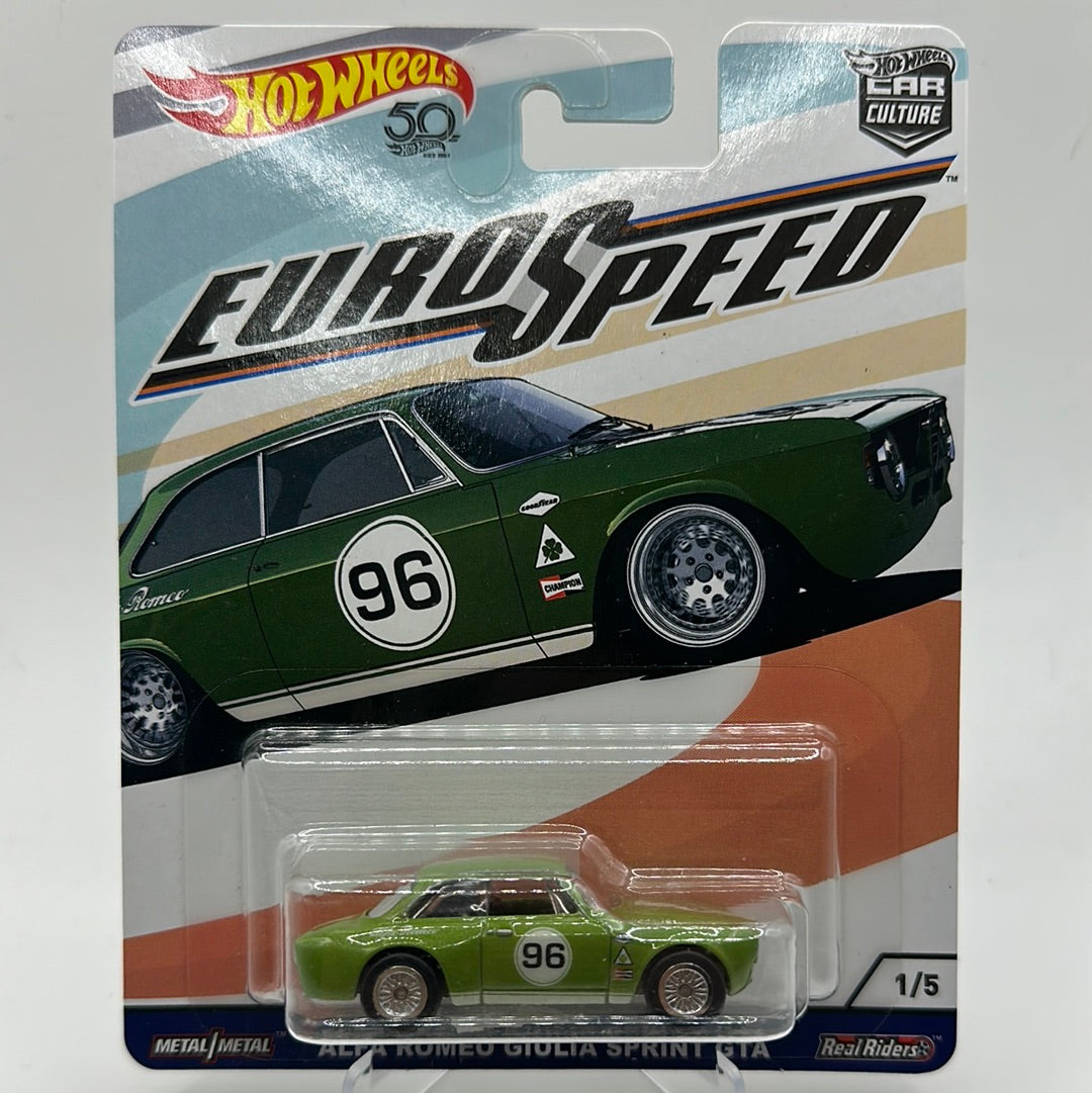 Alfa Romeo Giulia Sprint GTA Euro Speed 1/5 Hotwheels Premium 1:64