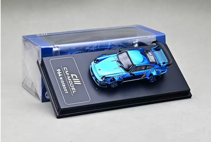 Porsche 964 RWB Metallic Blue - CM MODEL 1:64