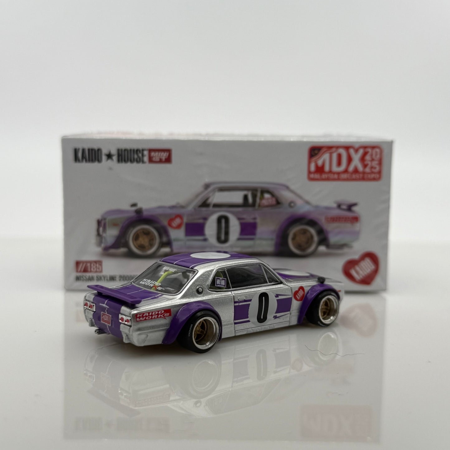 2025 MDX Exclusive Kaido House x Mini GT Nissan Skyline 2000GT-R KGPC10 Kaido Works “Opened”