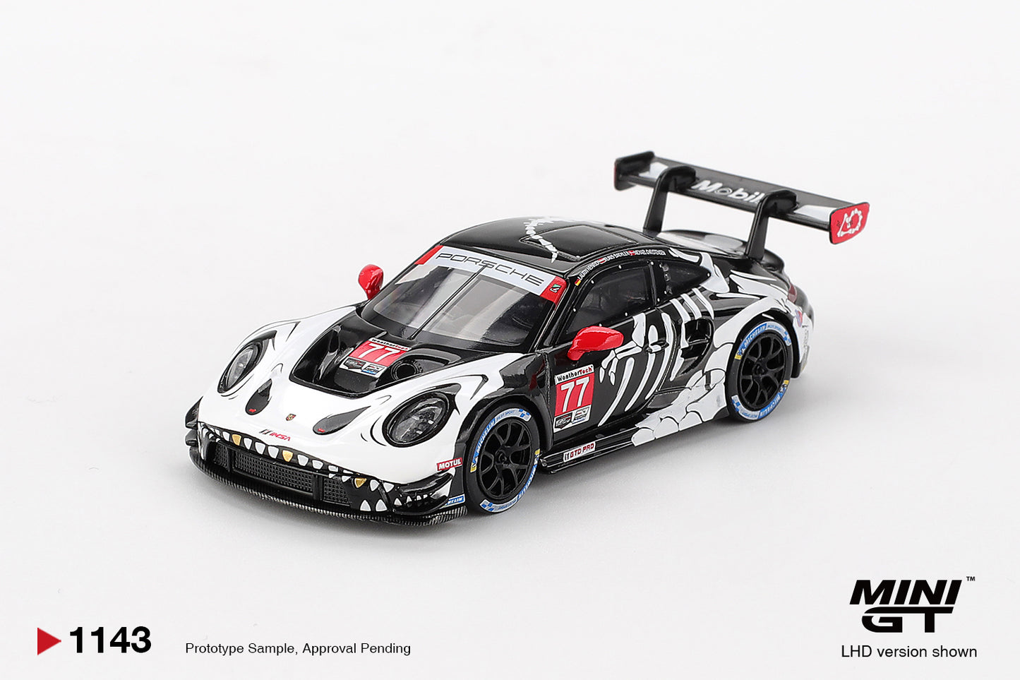 Porsche 911 GT3 R #77 AO Racing 2025 IMSA  Petit Le Mans MINIGT 1:64