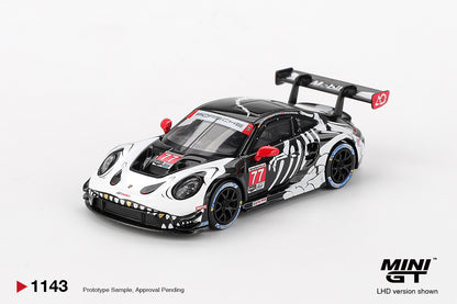 Porsche 911 GT3 R #77 AO Racing 2025 IMSA  Petit Le Mans MINIGT 1:64
