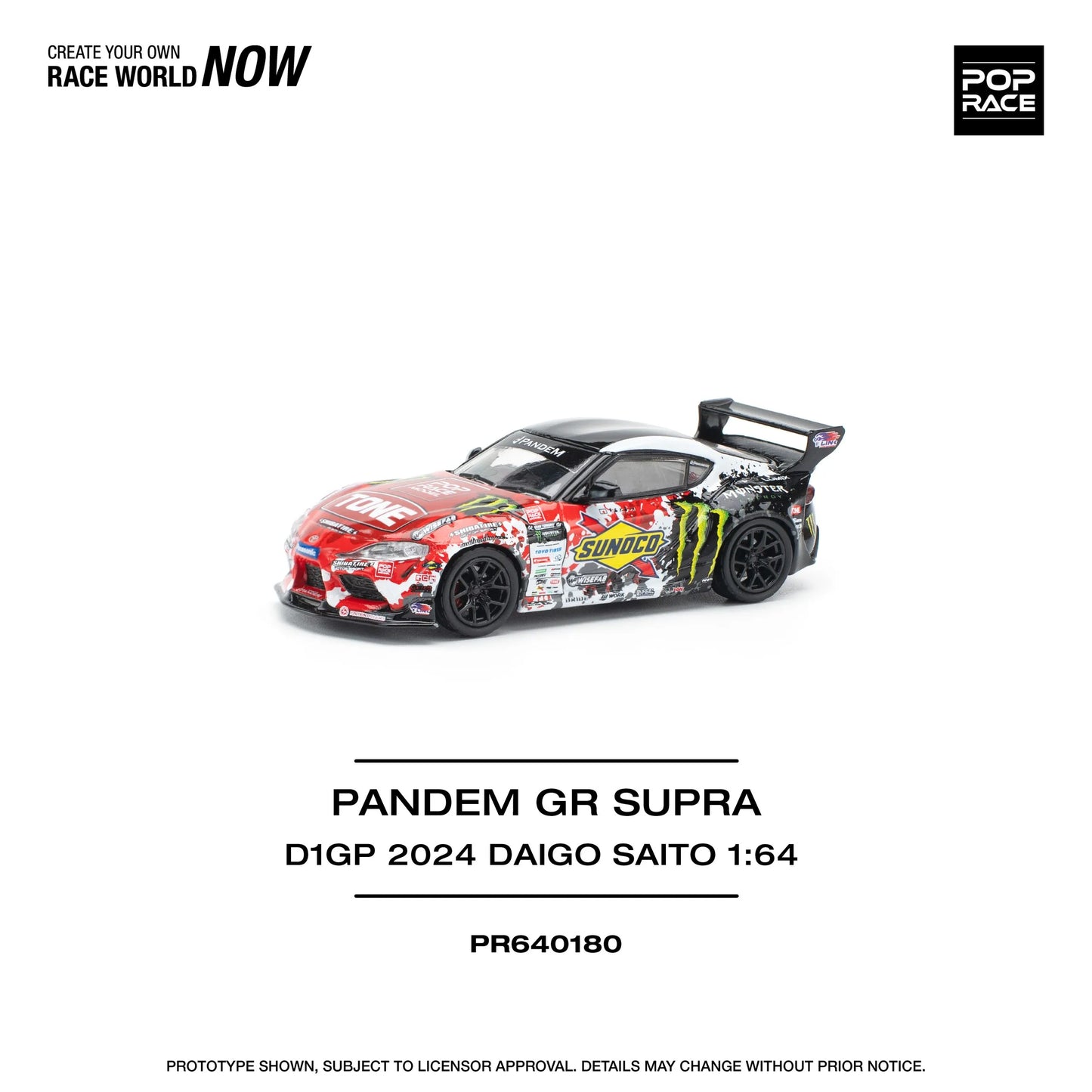 Pandem Toyota GR Supra D1GP 2024 Daigo Saito – POP RACE