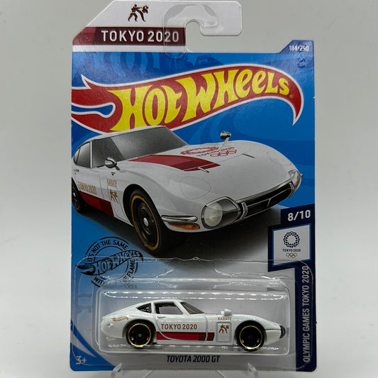 Toyota 2000 GT - Olympic Games Tokyo 2020 8/10 *White Hotwheels Mainline 184/250