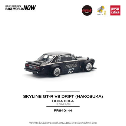 Nissan Skyline GT-R V8 (Hakosuka) Coca Cola Zero Black Chrome – PR64-0144