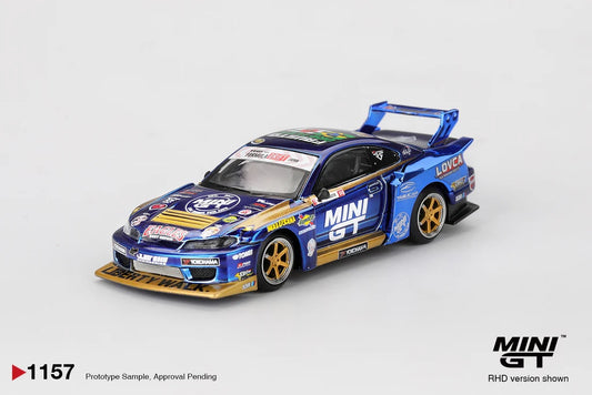 2025 FORMULA DRIFT (#555 NISSAN LB-SUPER SILHOUETTE S15 SILVIA) - MINI GT 1:64