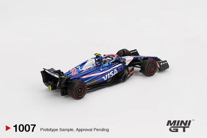 RB VCARB 01 #22 Yuki Tsunoda 2024 F1 2024 Bahrain GP MiniGT - MGT01007-L