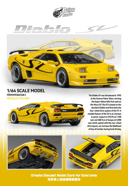 Custom Diablo SV (Metallic Yellow) - Micro Turbo 1:64