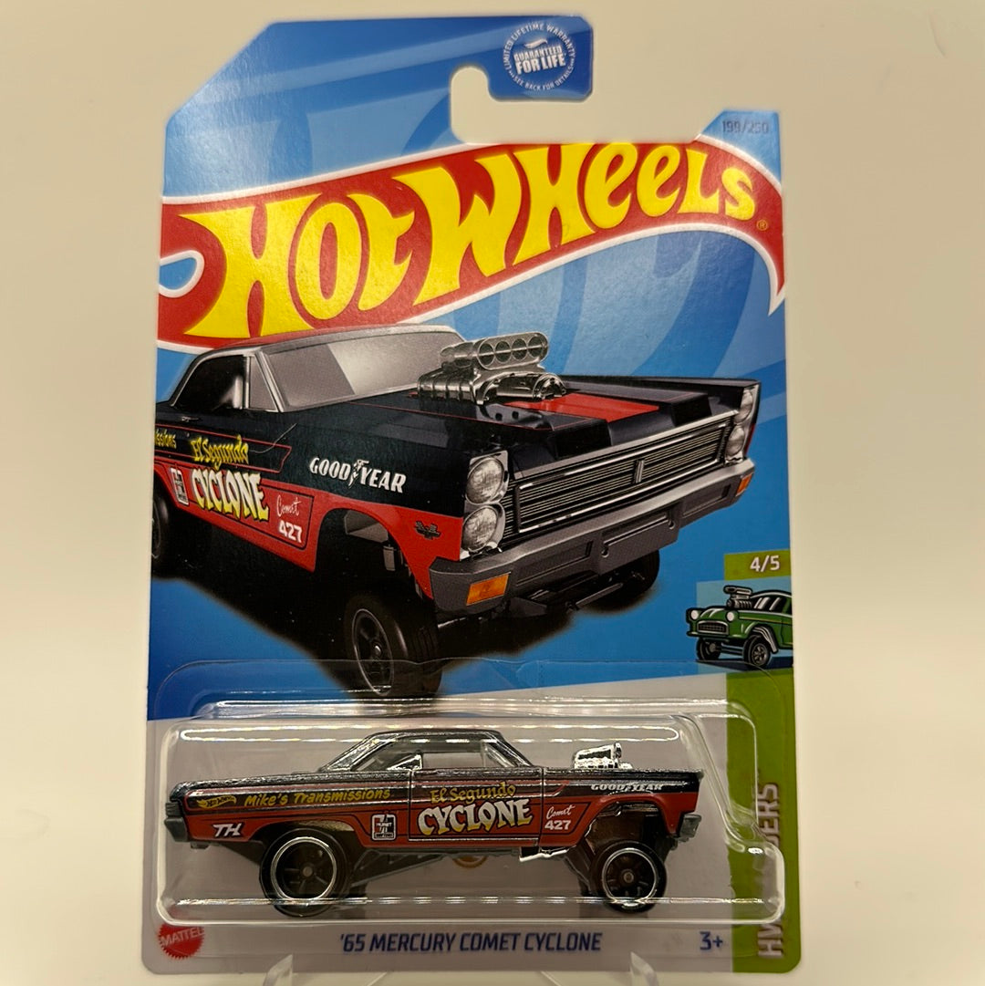 ‘65 Mercury Comet Cyclone *STH* Super Treasure Hunt HW Gassers 4/5 Hotwheels 199/250 Mainline 1:64