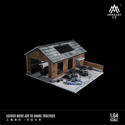 OLD FACTORY SCENE MODEL - MOREART 1:64
