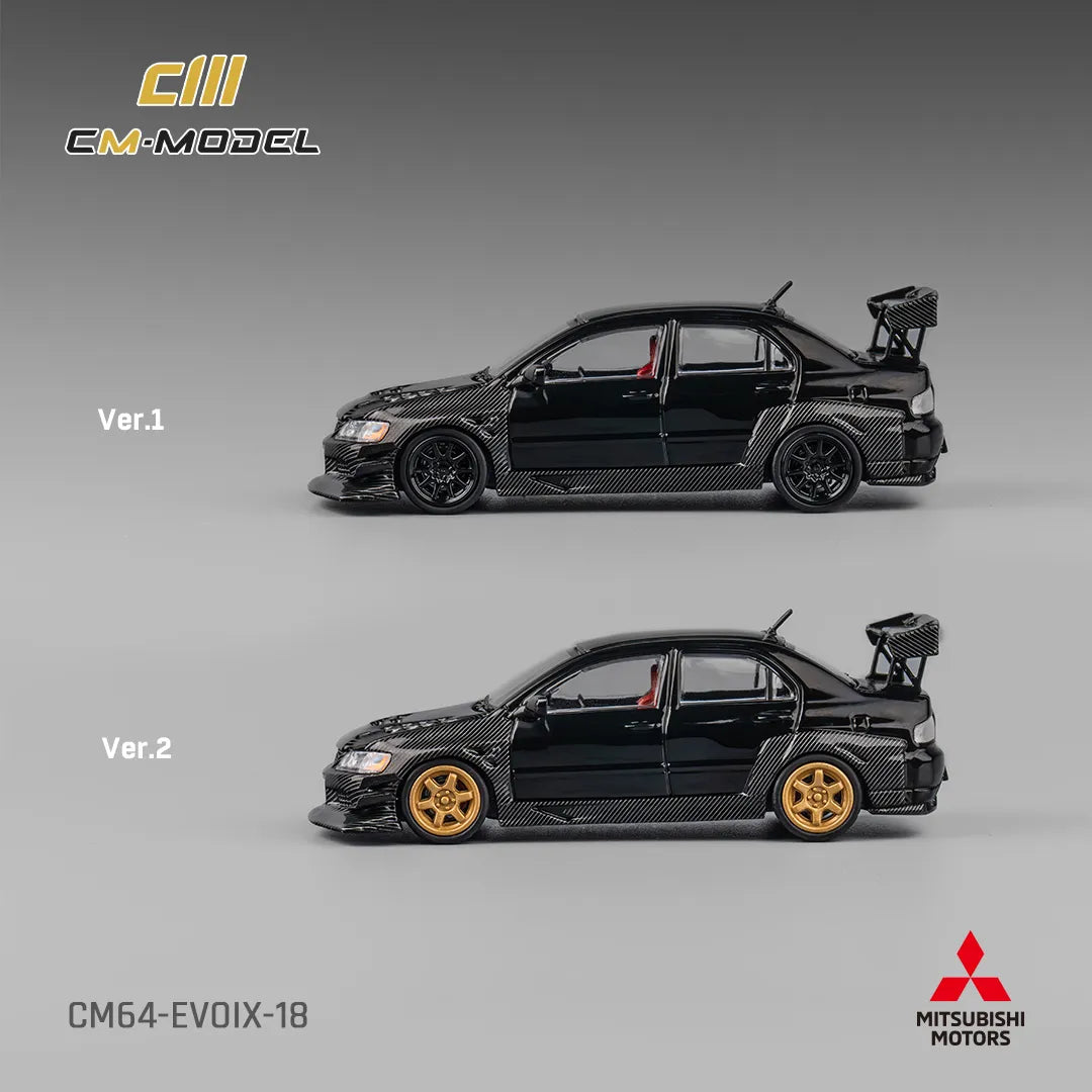 MITSUBISHI LANCER EVOLUTION IX CARBON - CM MODEL 1:64
