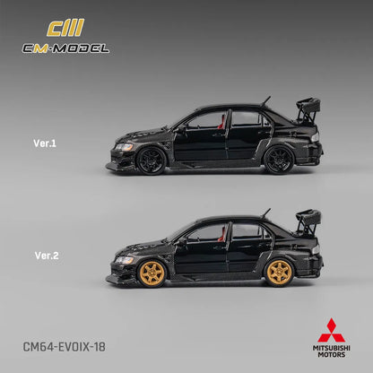 MITSUBISHI LANCER EVOLUTION IX CARBON - CM MODEL 1:64