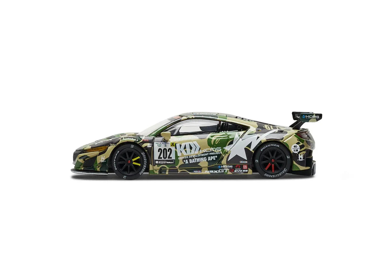 Honda NSX GT3 EVO22 KCMG BAPE BATHING APE - Pop Race 1:64