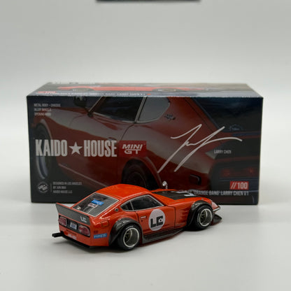 Nissan Fairlady Z Kaido GT ‘Orange Bang’ Larry Chen V1 //100 Kaido House x MiniGT *Opened*