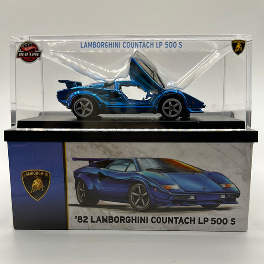 ‘82 Lamborghini Countach LP500 Blue Hotwheels Collectors Special Edition