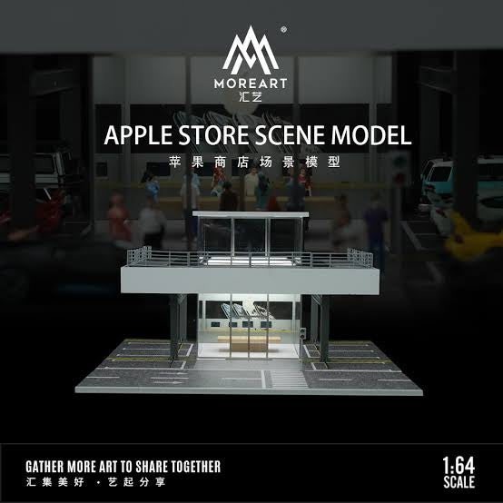 APPLE STORE SCENE MODEL MO936208 - MOREART 1:64