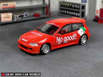 Honda Civic EG6 No Good Racing SUPREME Red LIMITED TO 499pcs