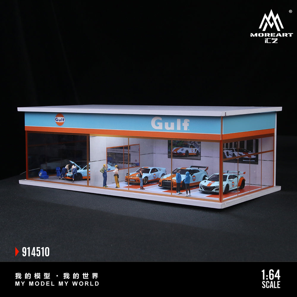GULF Parking Exhibition Hall Scene MoreArt 1:64