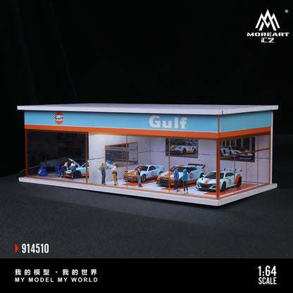GULF Parking Exhibition Hall Scene MoreArt 1:64