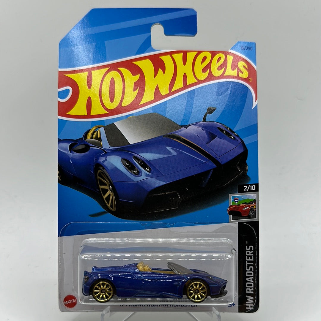 ‘17 Pagani Huayra Roadster HW Roadsters 2/10 Hotwheels 13/250 Mainline 1:64