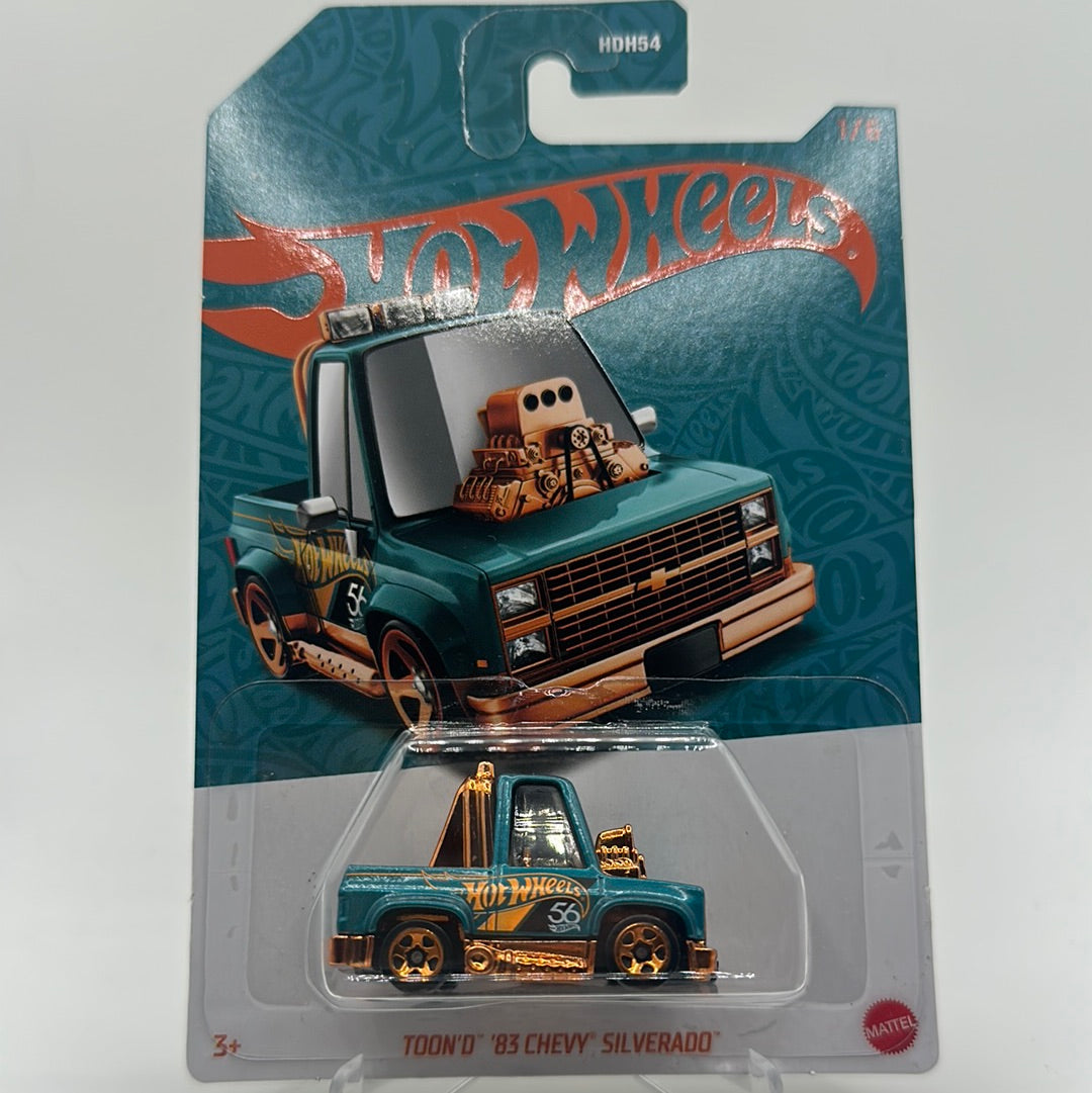 Toon’D ‘83 Chevy Silverado - 56th Anniversary 1/6 Hotwheels Mainline