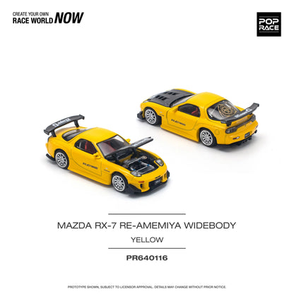 Mazda RX-7 (FD3S) RE-AMEMIYA Widebody Yellow – POP RACE