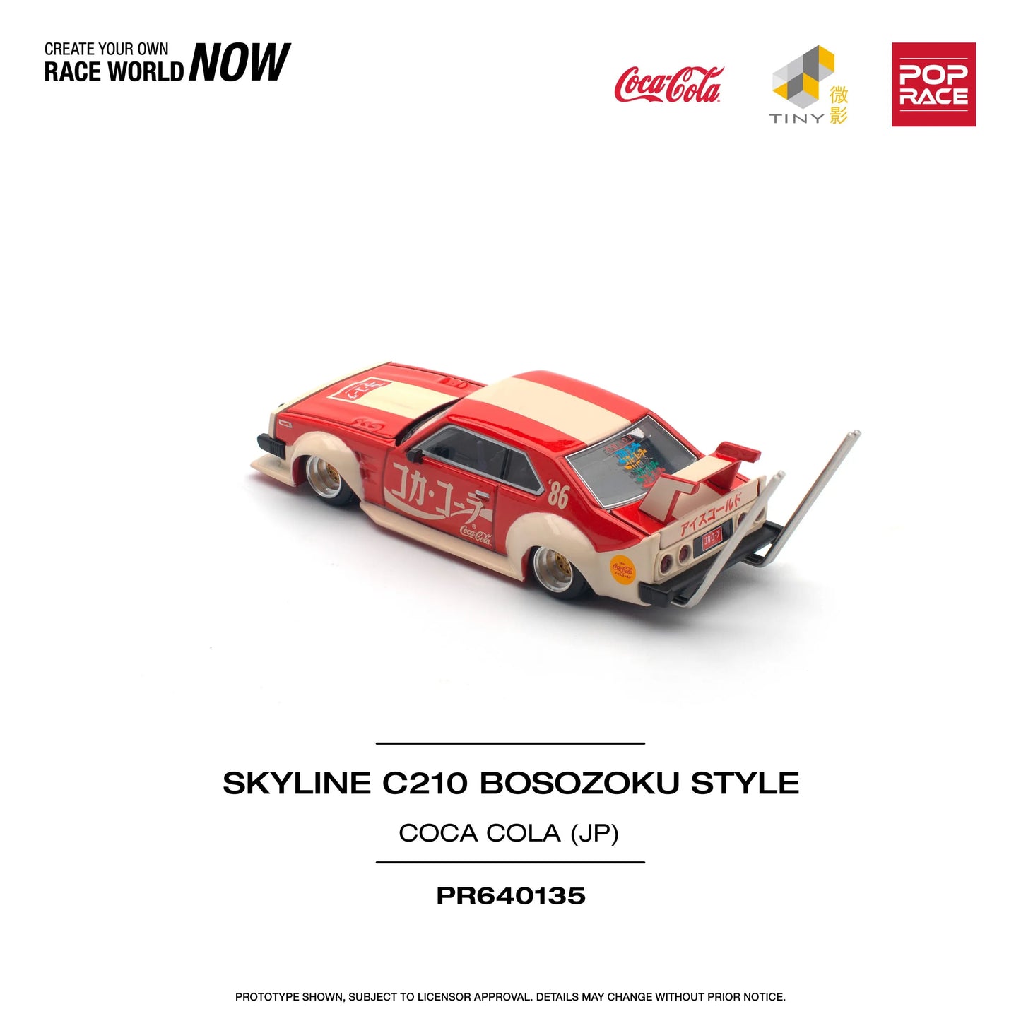 Nissan Skyline C210 Kaido Racer (Bosozoku Style) – Coca Cola Japan – POP RACE