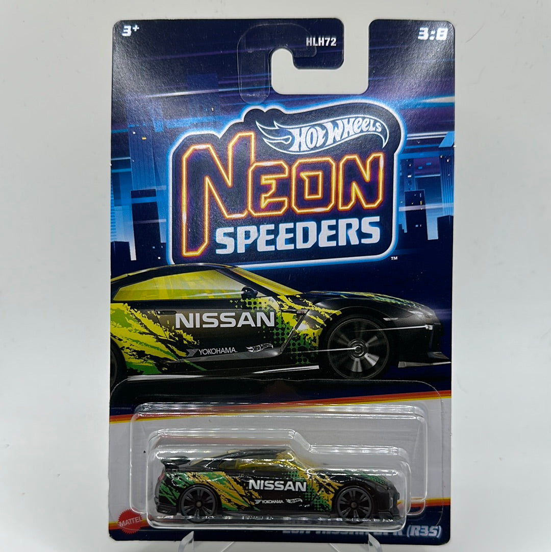 2017 Nissan GT-R (R35) Neon Speeders 3/8 Hotwheels Mainline