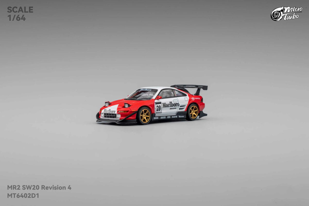 Custom MR2 - Marlboro Livery MicroTurbo 1:64 Scale