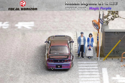 Nissan Skyline R33 GTR Nismo 400R (Magic Purple) - LIMITED TO 999pcs Focal Horizon