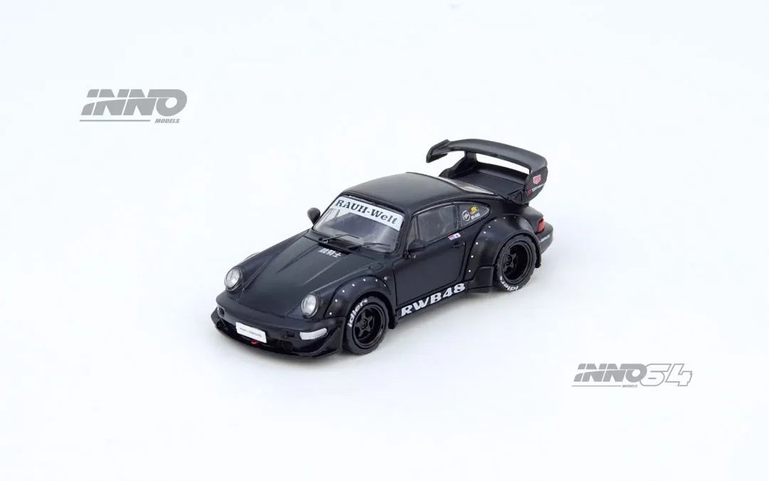 Porsche RWB 964 Matte Black - INNO64