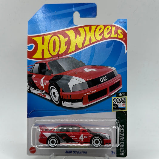 Audi ‘90 Quattro - Red* Retro Racers 6/10 Hotwheels 77/250 Mainline 1:64